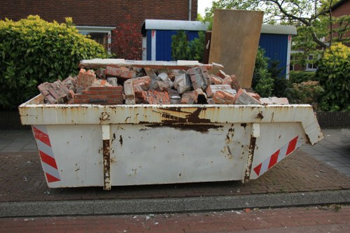 House clearance team starting their work in Abbotslangley