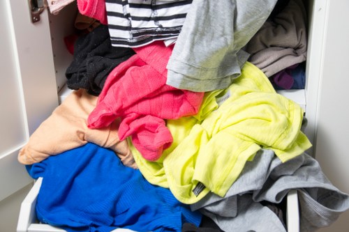 Empty van ready for final pickup after house clearance